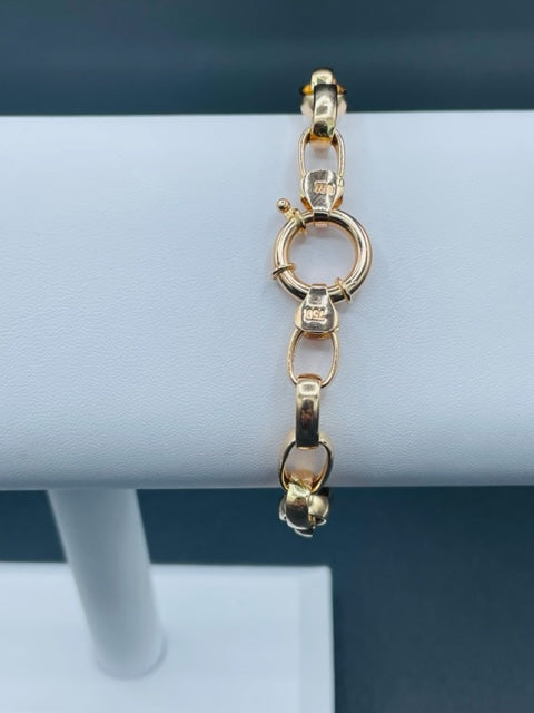 Chunky Chain Bracelet 18K Rose Gold.