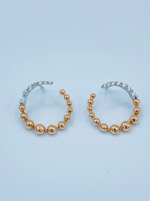 Diamonds Beads Earring.