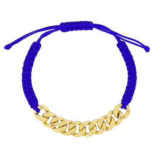 18K Gold Cuban Macrame