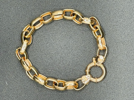 Chunky Chain Bracelet 18K Rose Gold.